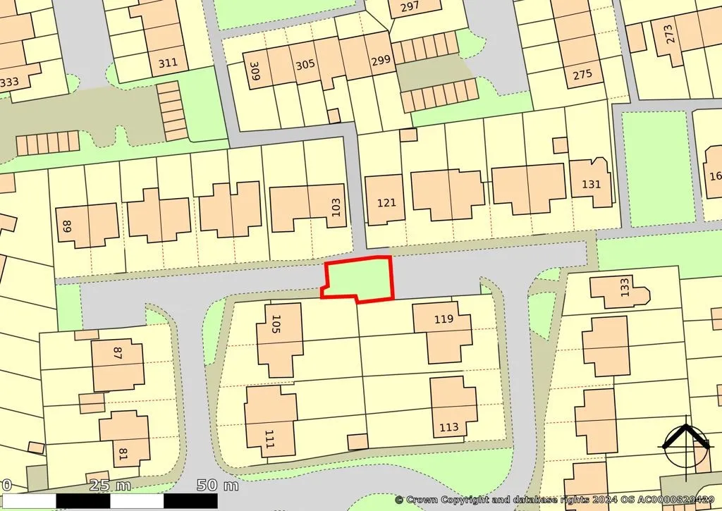 Land Between 105 & 119 Monks Walk, Buntingford, Hertfordshire, SG9 9DP