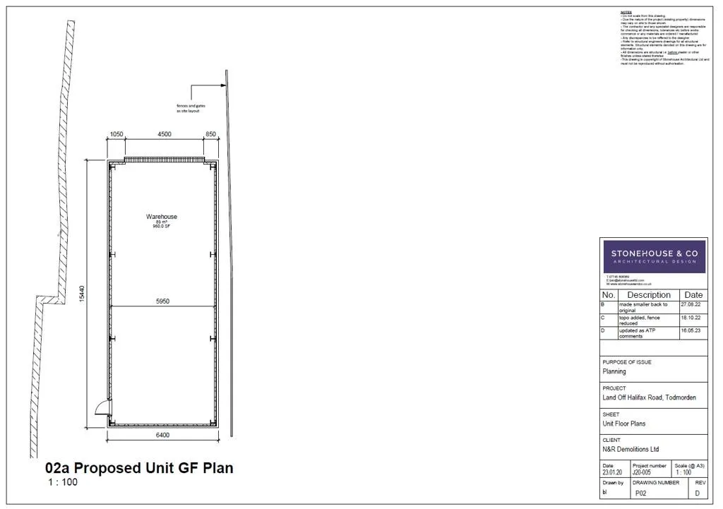 Yard Opposite Wood Mill, Halifax Road, Todmorden, West Yorkshire, OL14 6EE