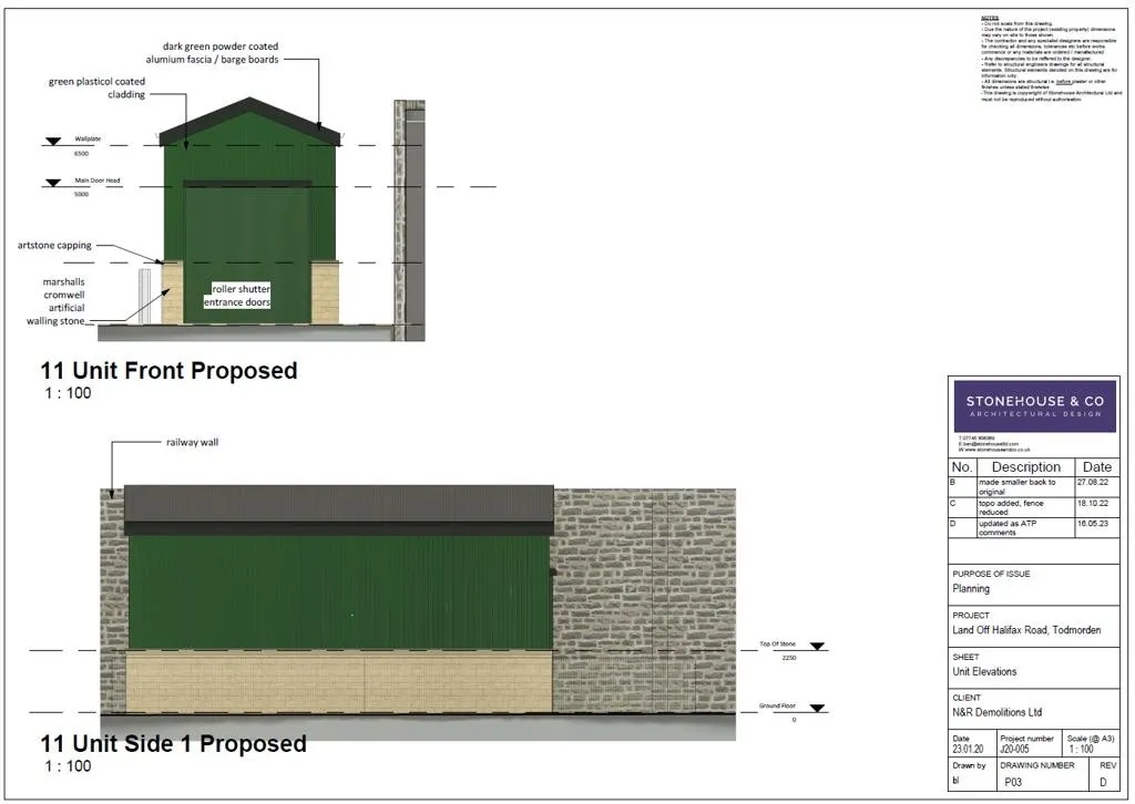 Yard Opposite Wood Mill, Halifax Road, Todmorden, West Yorkshire, OL14 6EE