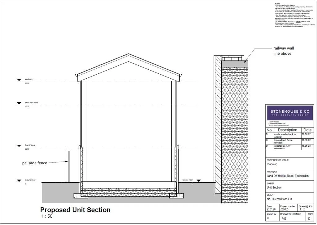 Yard Opposite Wood Mill, Halifax Road, Todmorden, West Yorkshire, OL14 6EE