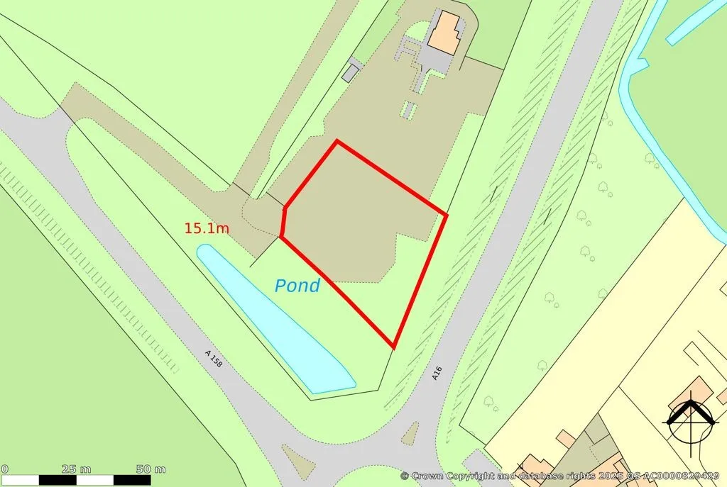 Land Adjacent To A16/A158 Roundabout, Partney, Spilsby, Lincolnshire, PE23 4JJ