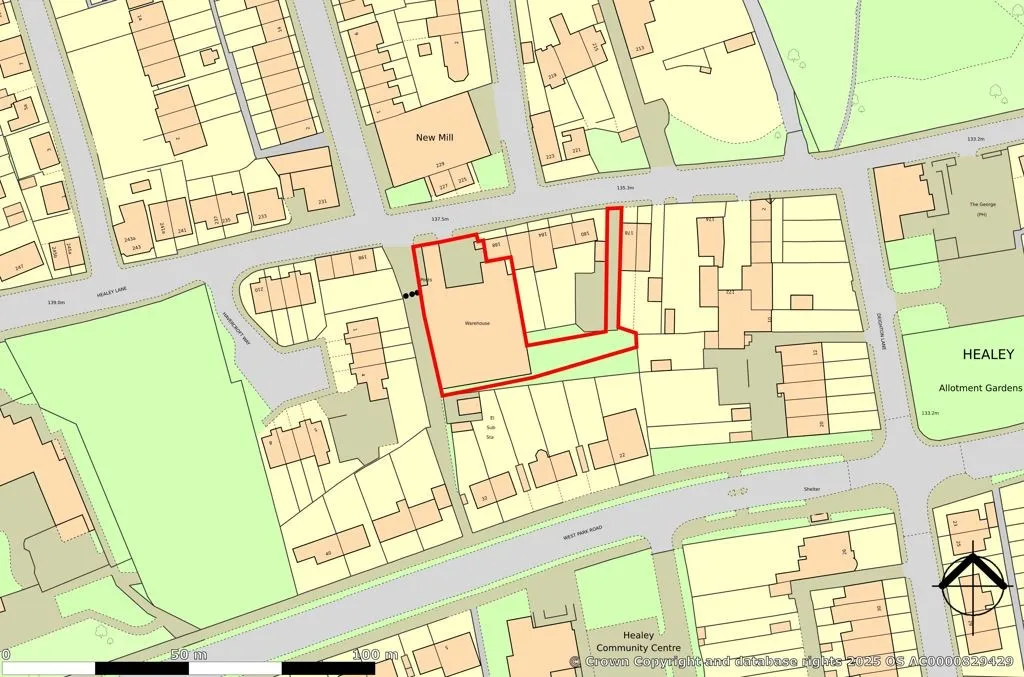 Land And Buildings On Healey Lane, Batley, West Yorkshire, WF17 8BN