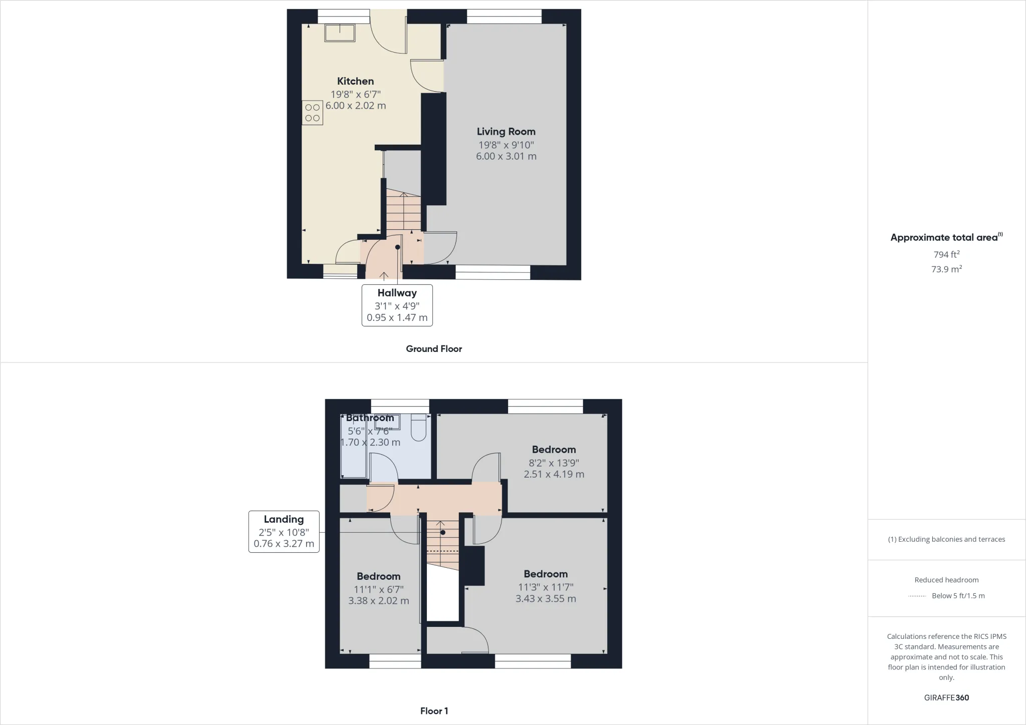 3 bed Terraced