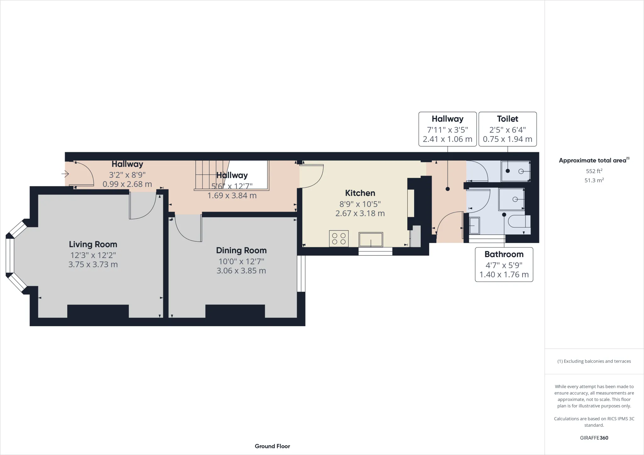 3 bed Terraced