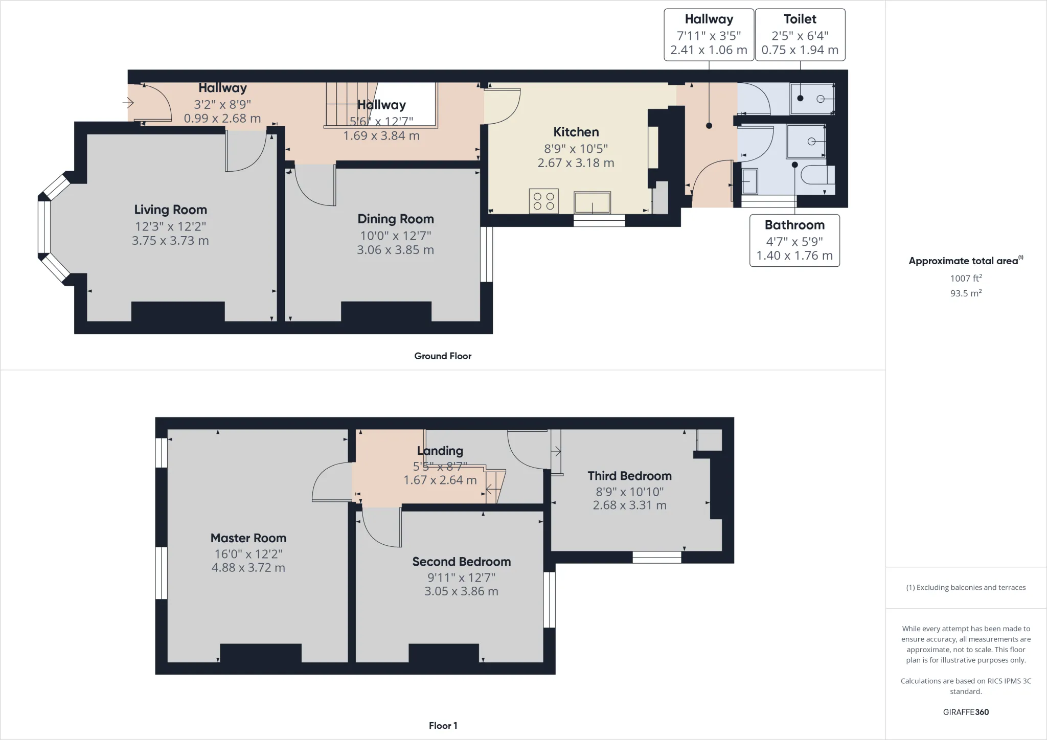 3 bed Terraced