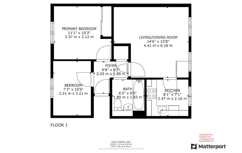 Suffolk Court, Hevingham Drive, Chadwell Heath, Romford, Essex, RM6 4UA