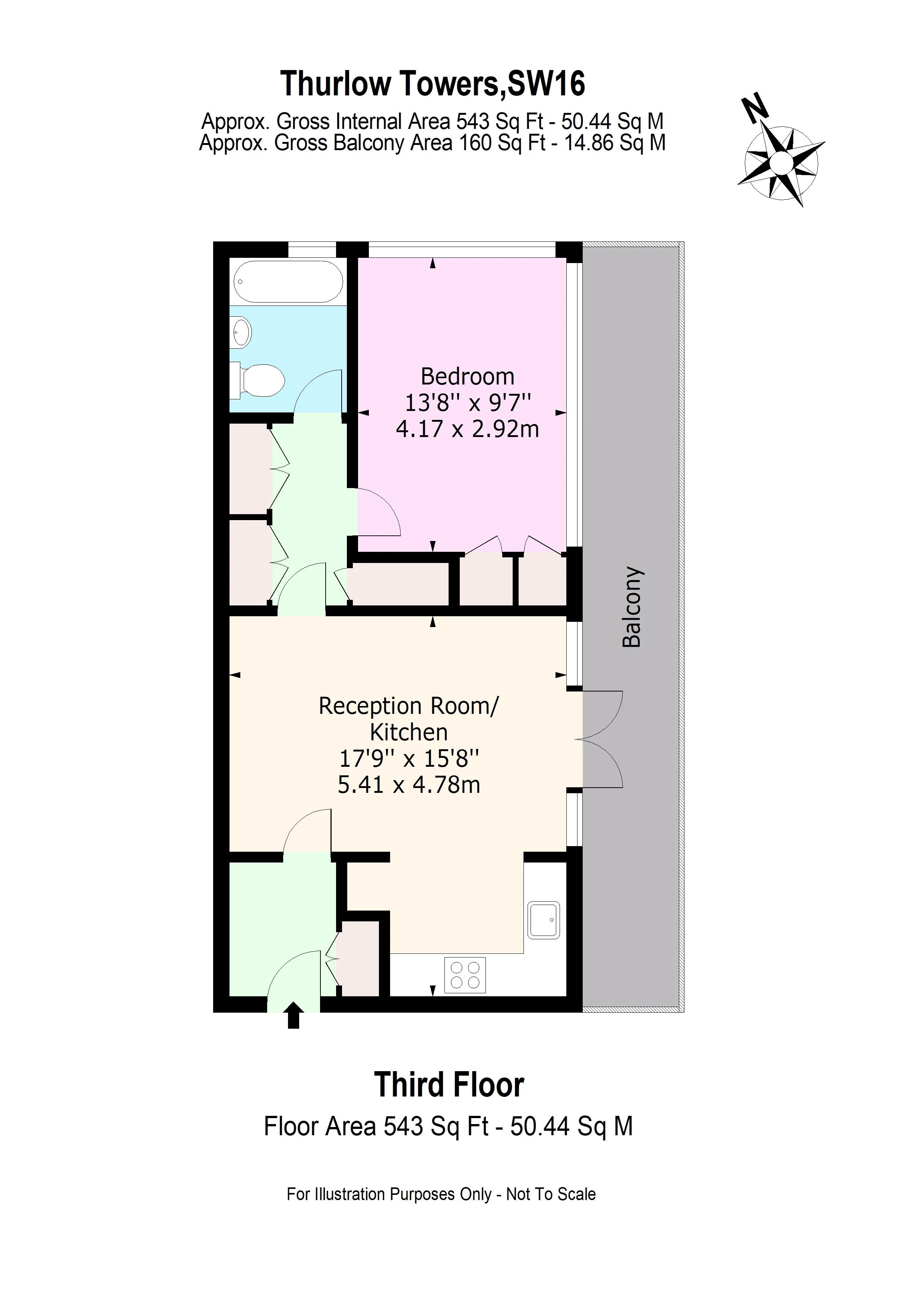 Thurlow Towers, Knollys Road, Streatham Hill, SW16 2JY