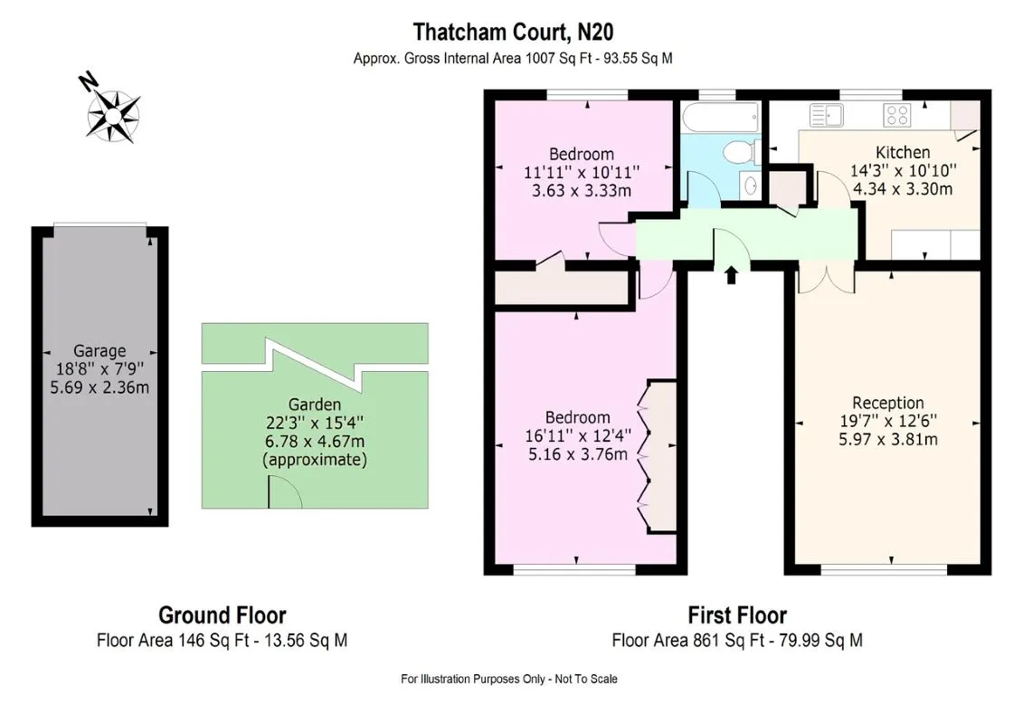 Online Property Auction in London: Thatcham Court, High Road, Whetstone, N20 9QU | Auction ends 17/09/2025, a Guide Price of £325,000+.