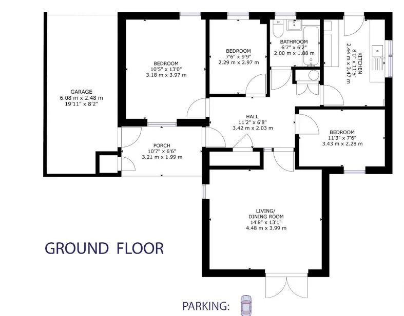 3 bed Bungalow