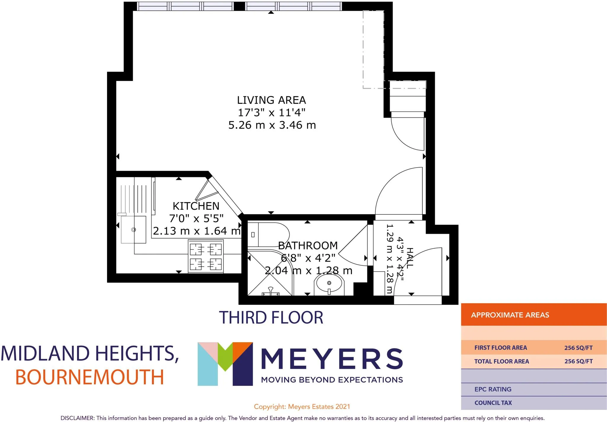 1 bed Studio