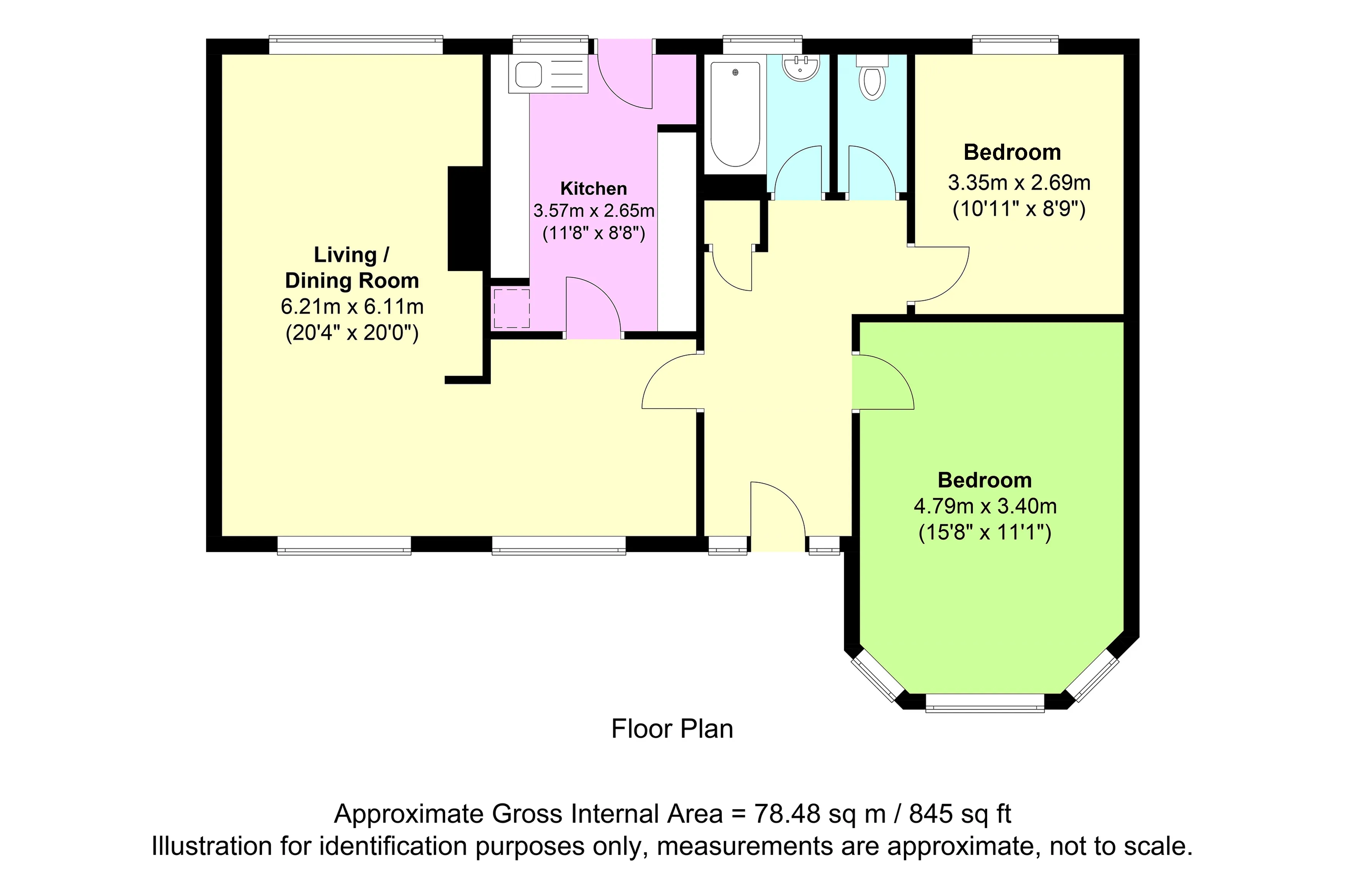 2 bed Detached Bungalow