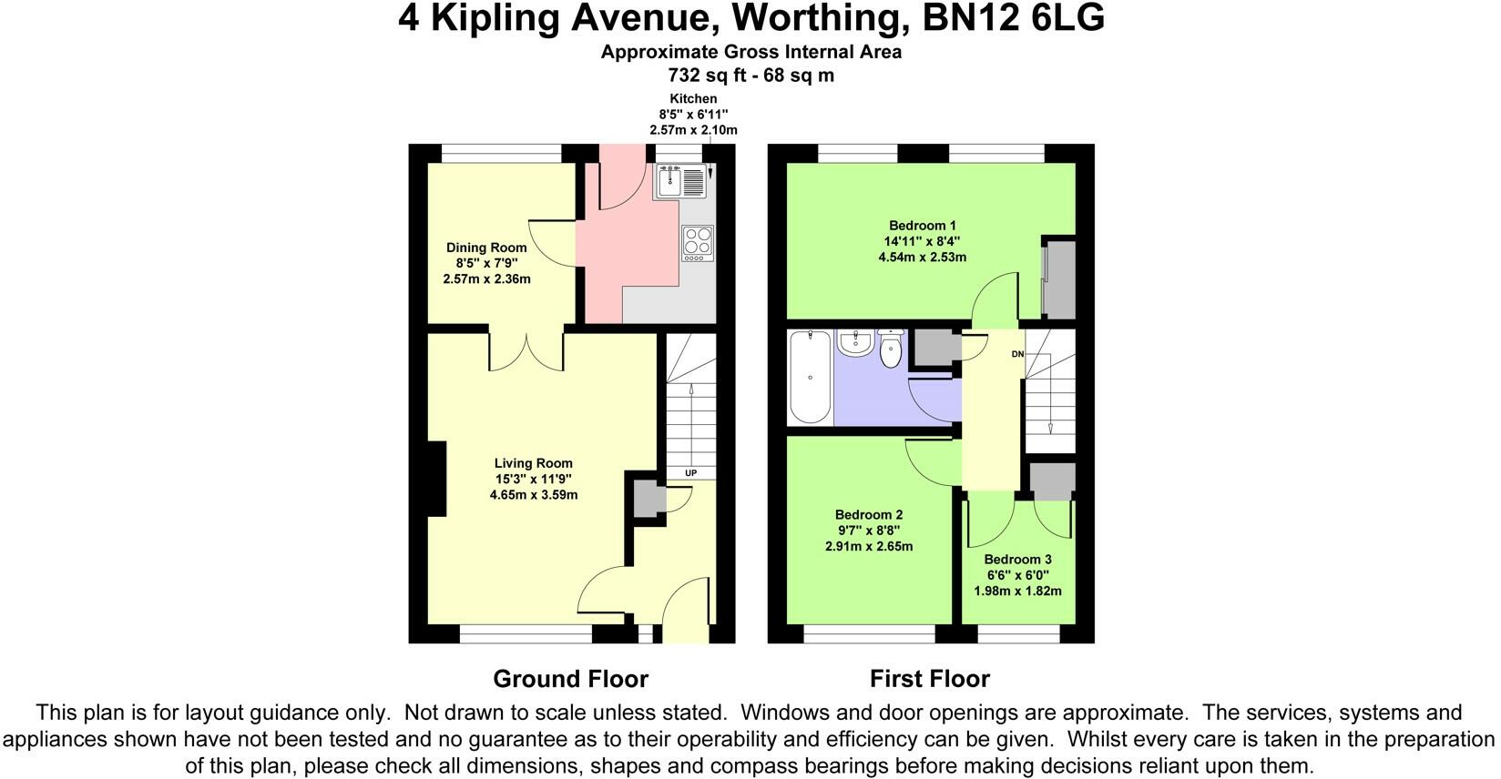 3 bed Terraced