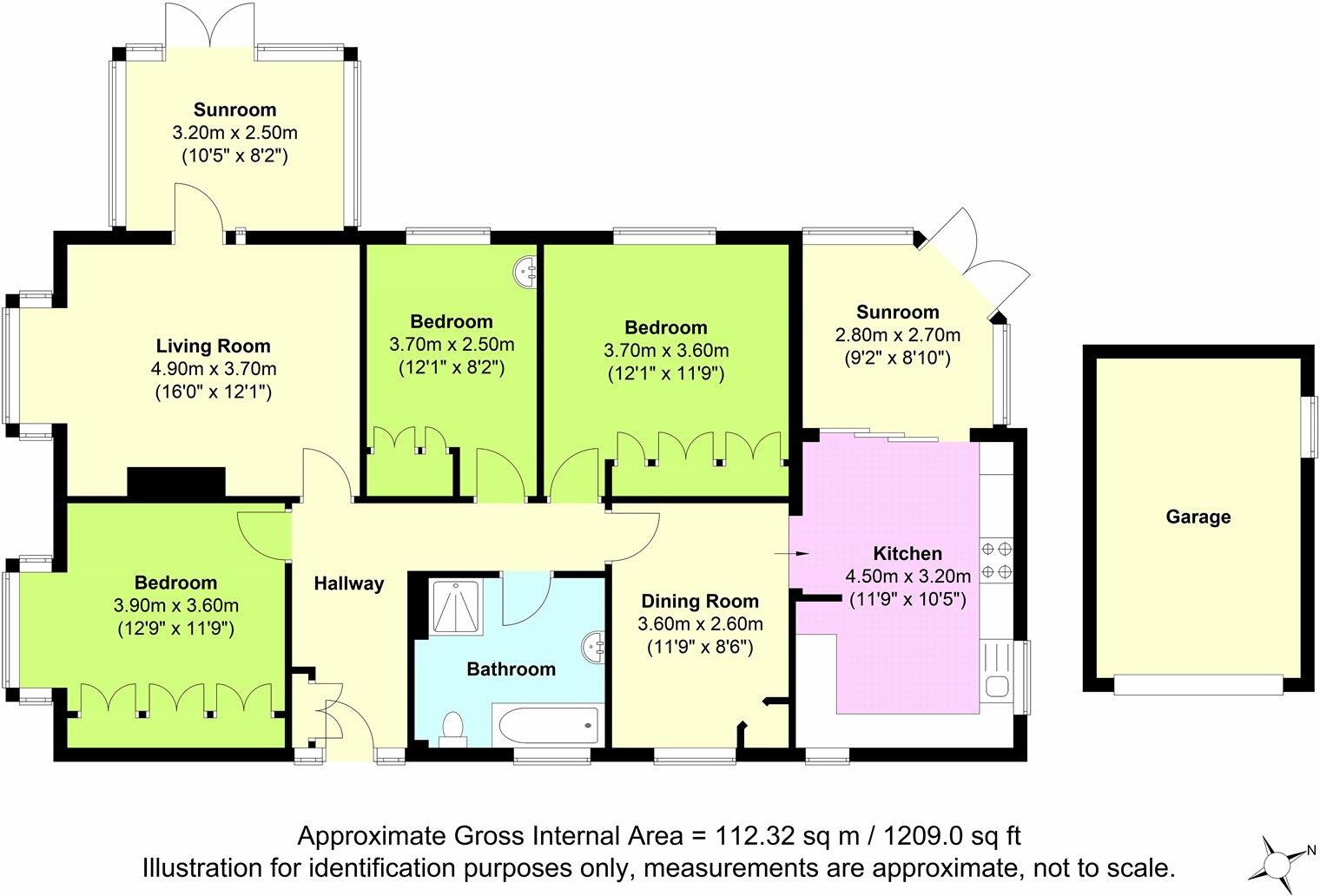 3 bed Detached Bungalow