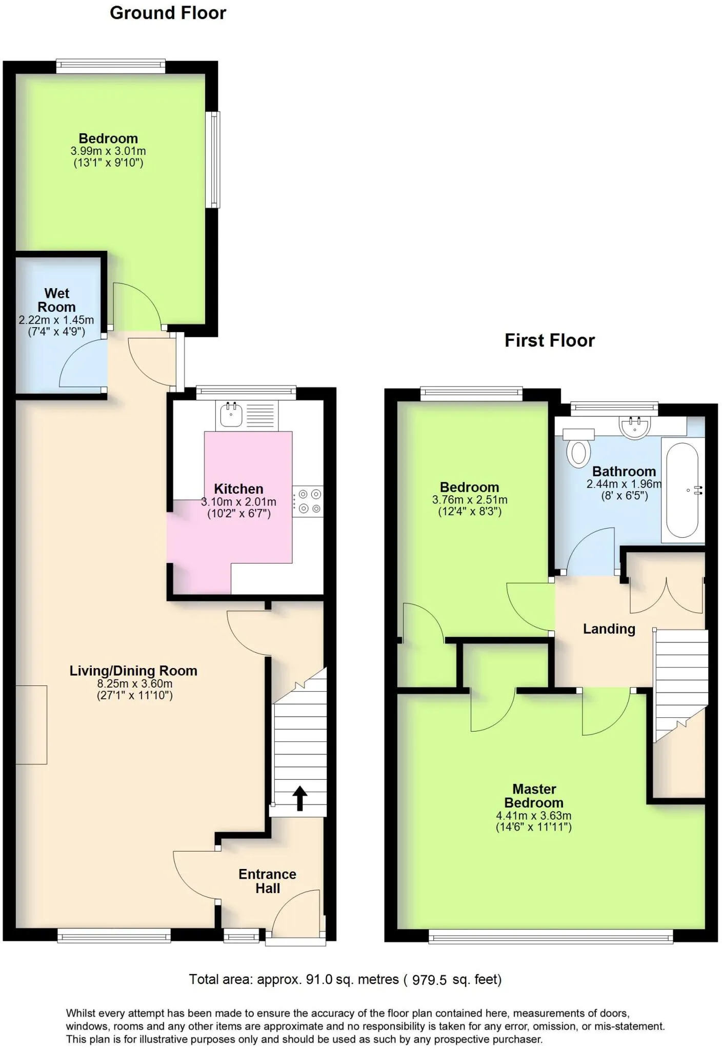 3 bed House