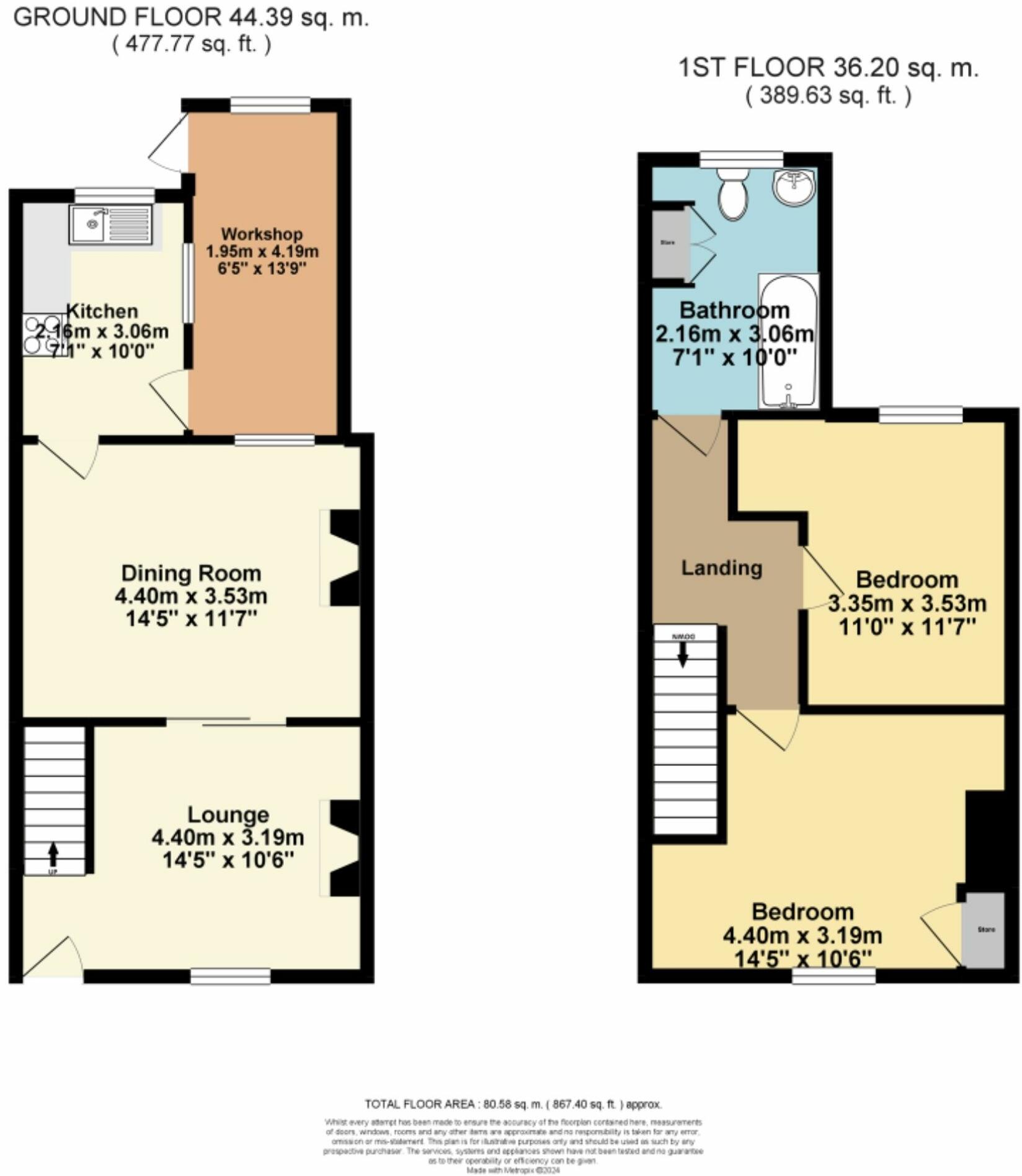 2 bed Terraced