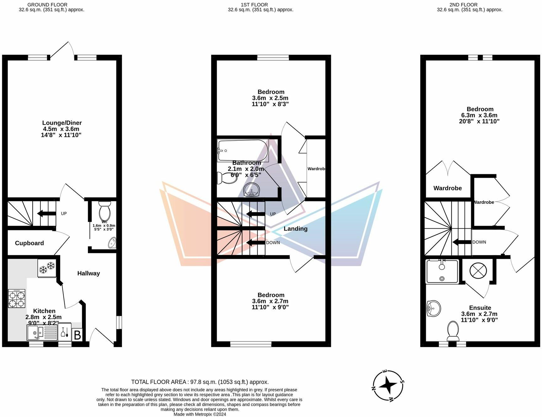 3 bed Mews