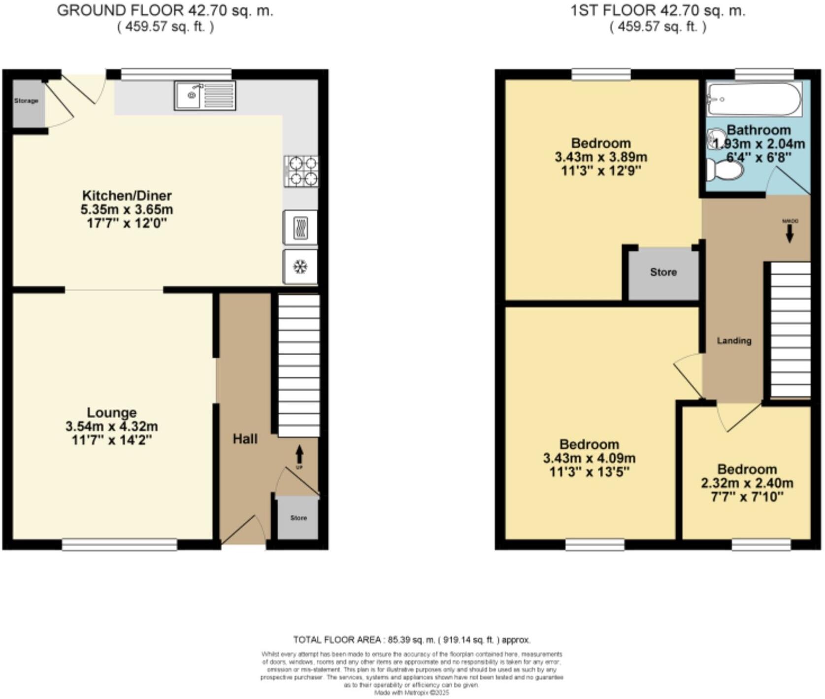 3 bed Terraced