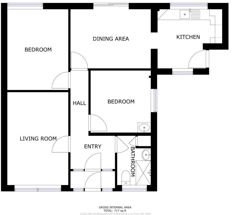 2 bed Semi-Detached Bungalow