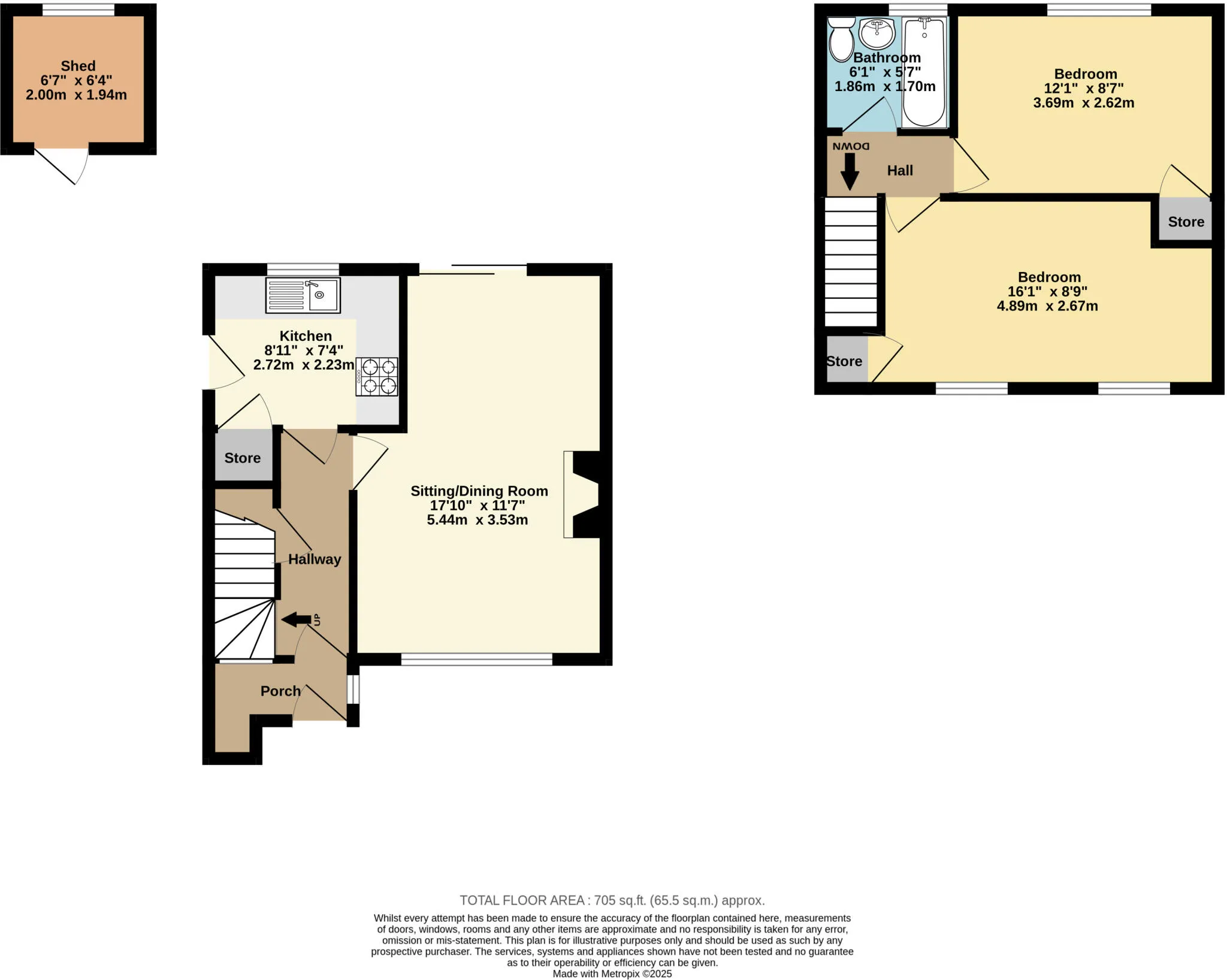 2 bed Semi-Detached