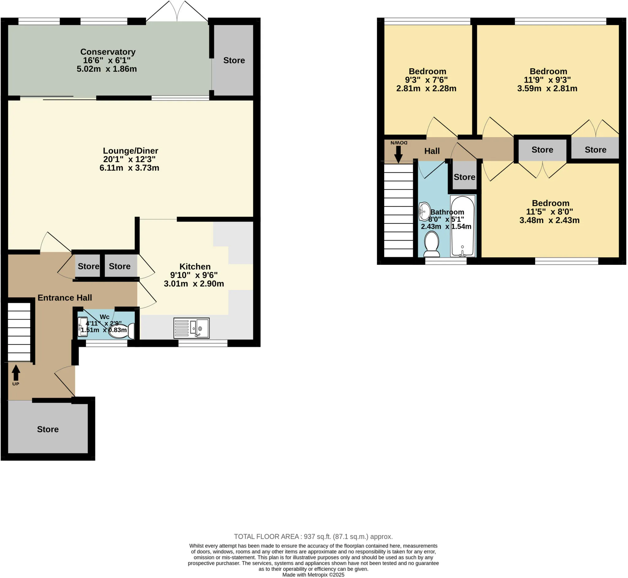 3 bed End of Terrace