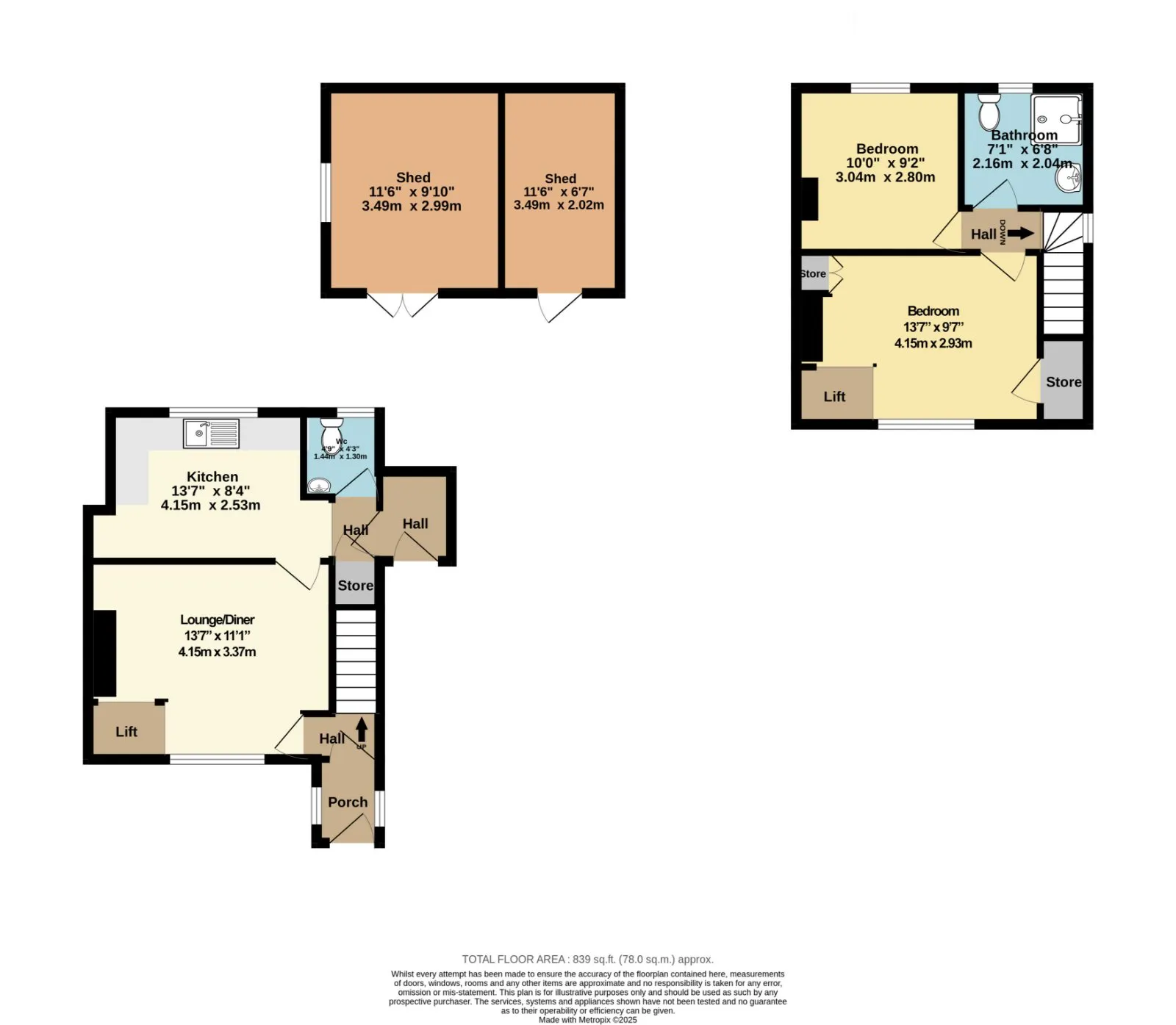 2 bed Semi-Detached