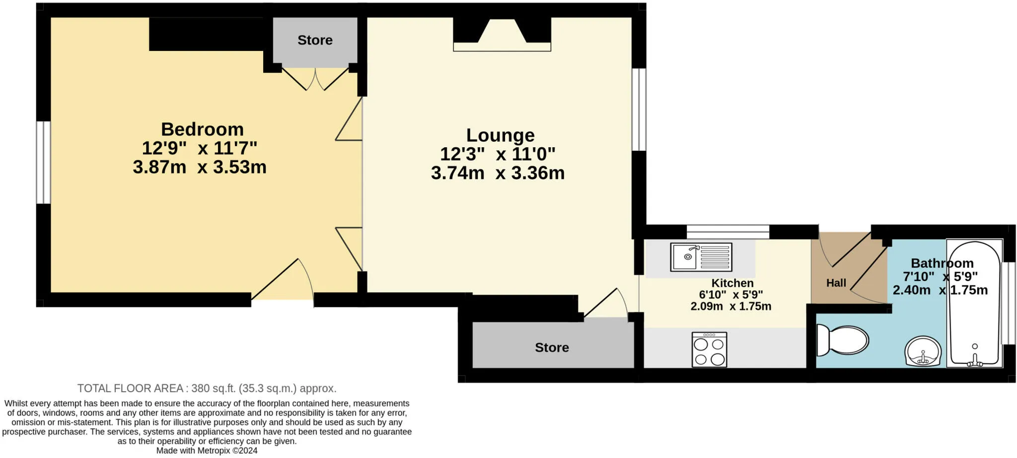 1 bed Apartment