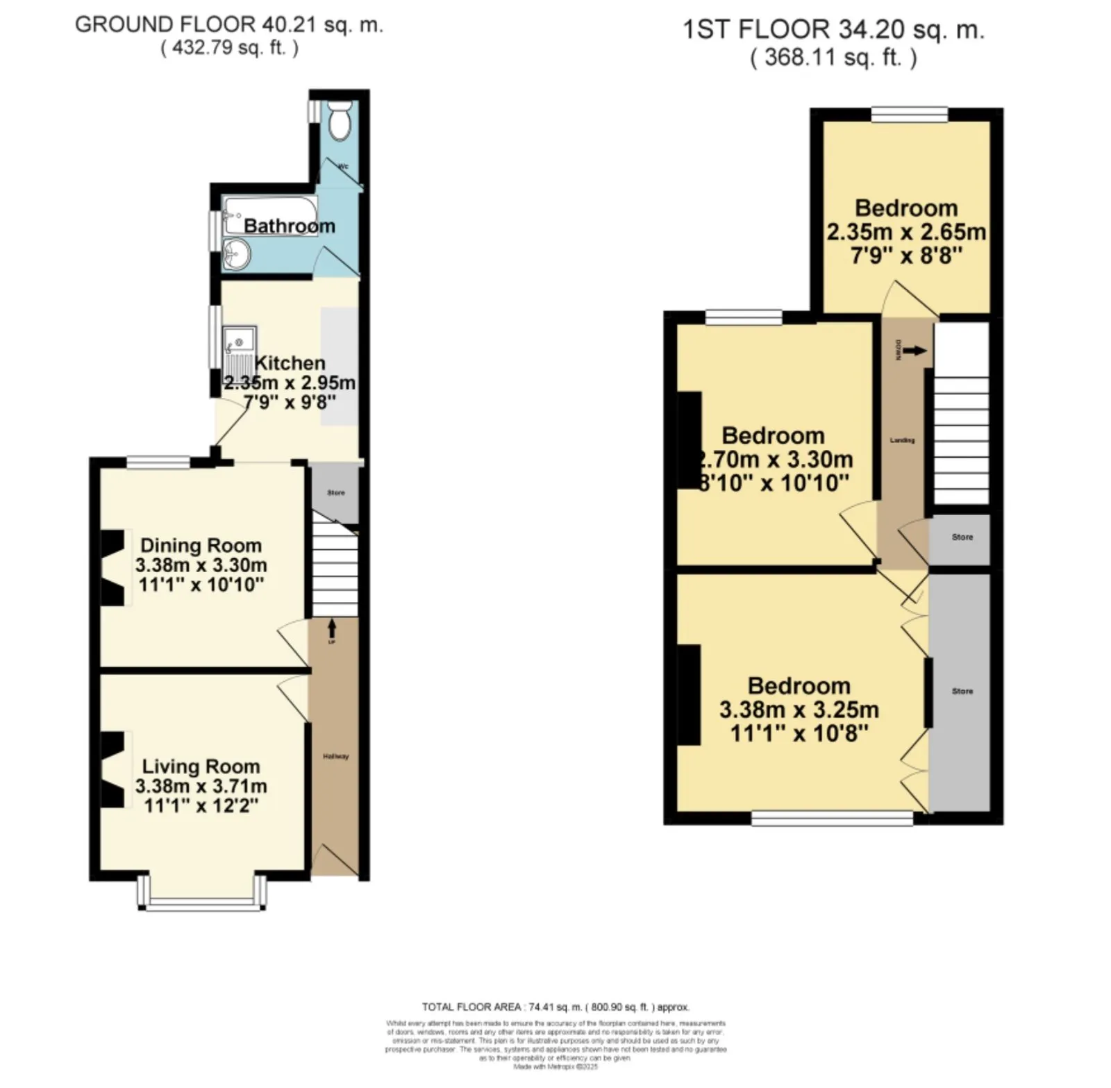 3 bed Terraced