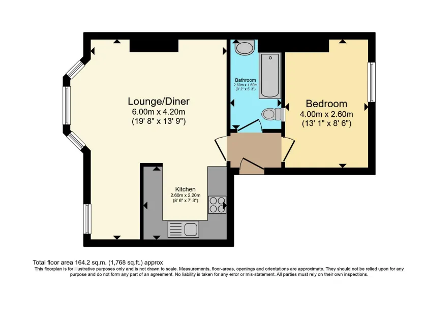 1 bed Apartment