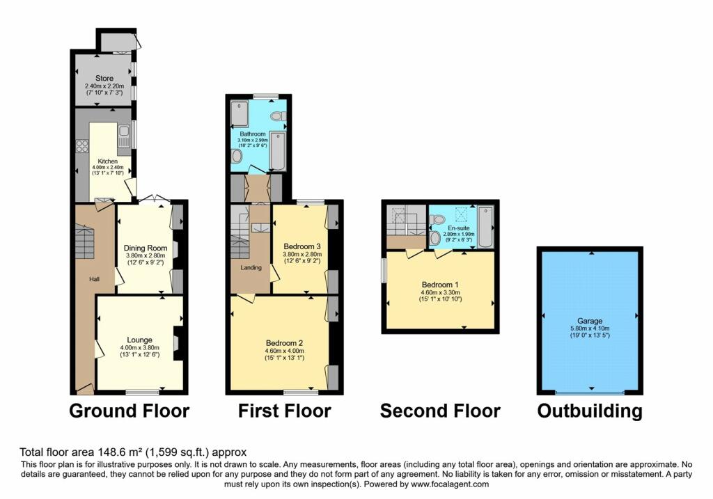 3 bed End of Terrace