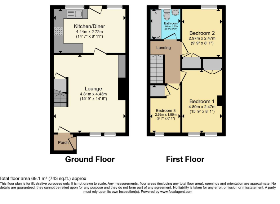 3 bed Terraced