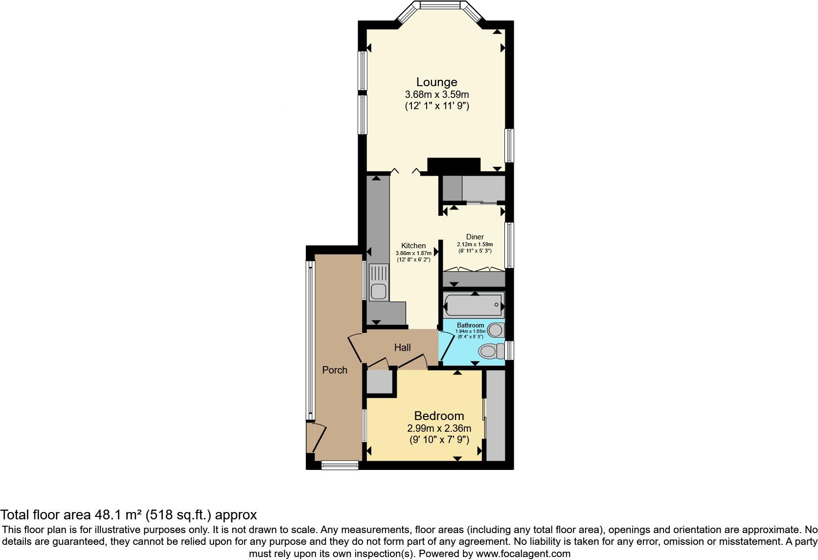 2 bed Park Home