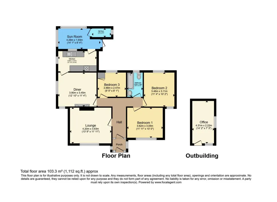 3 bed Detached Bungalow