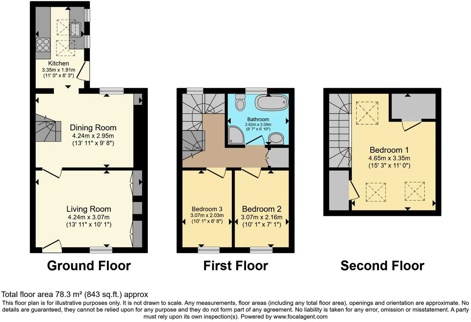 3 bed Character Property