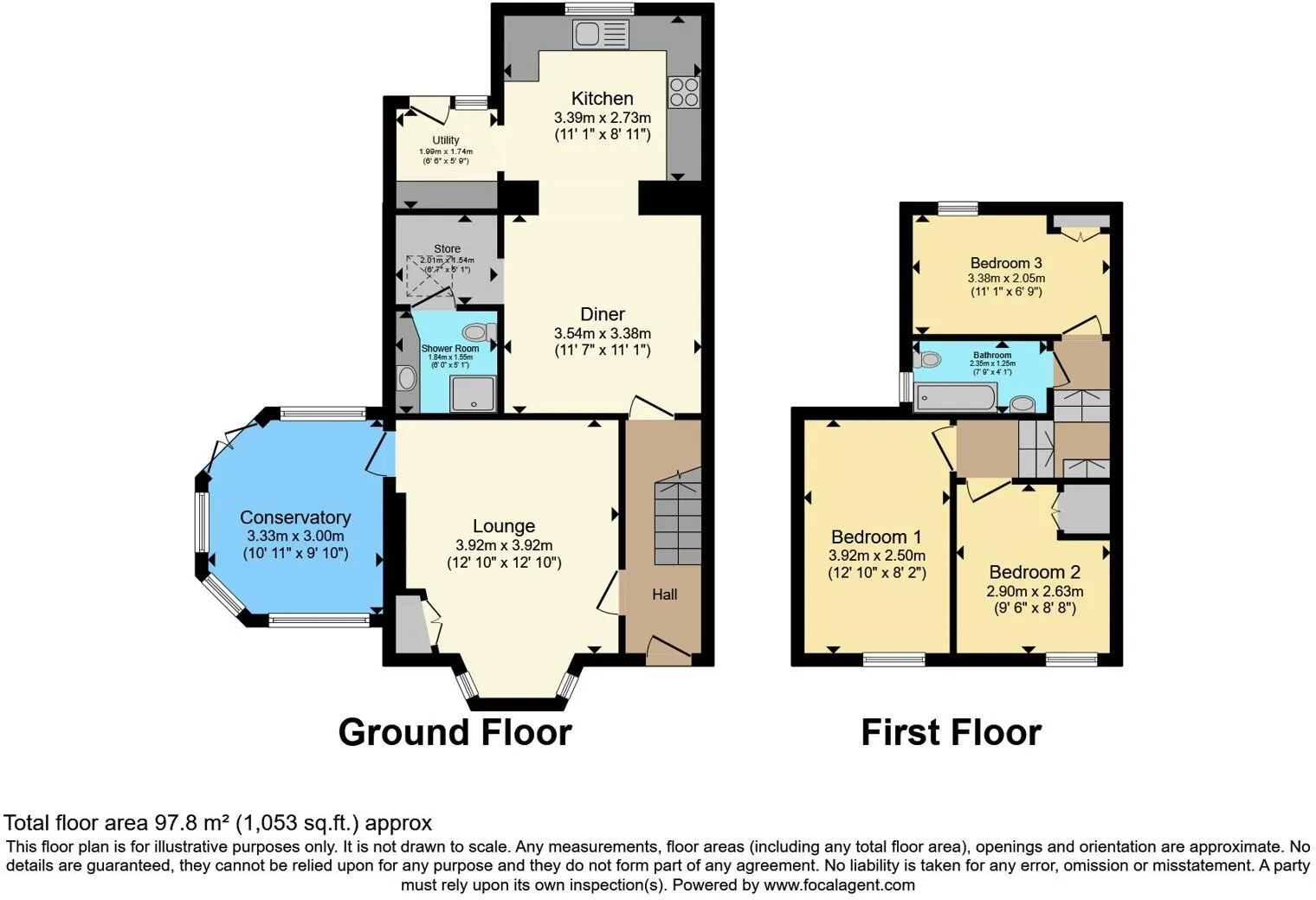 3 bed End of Terrace
