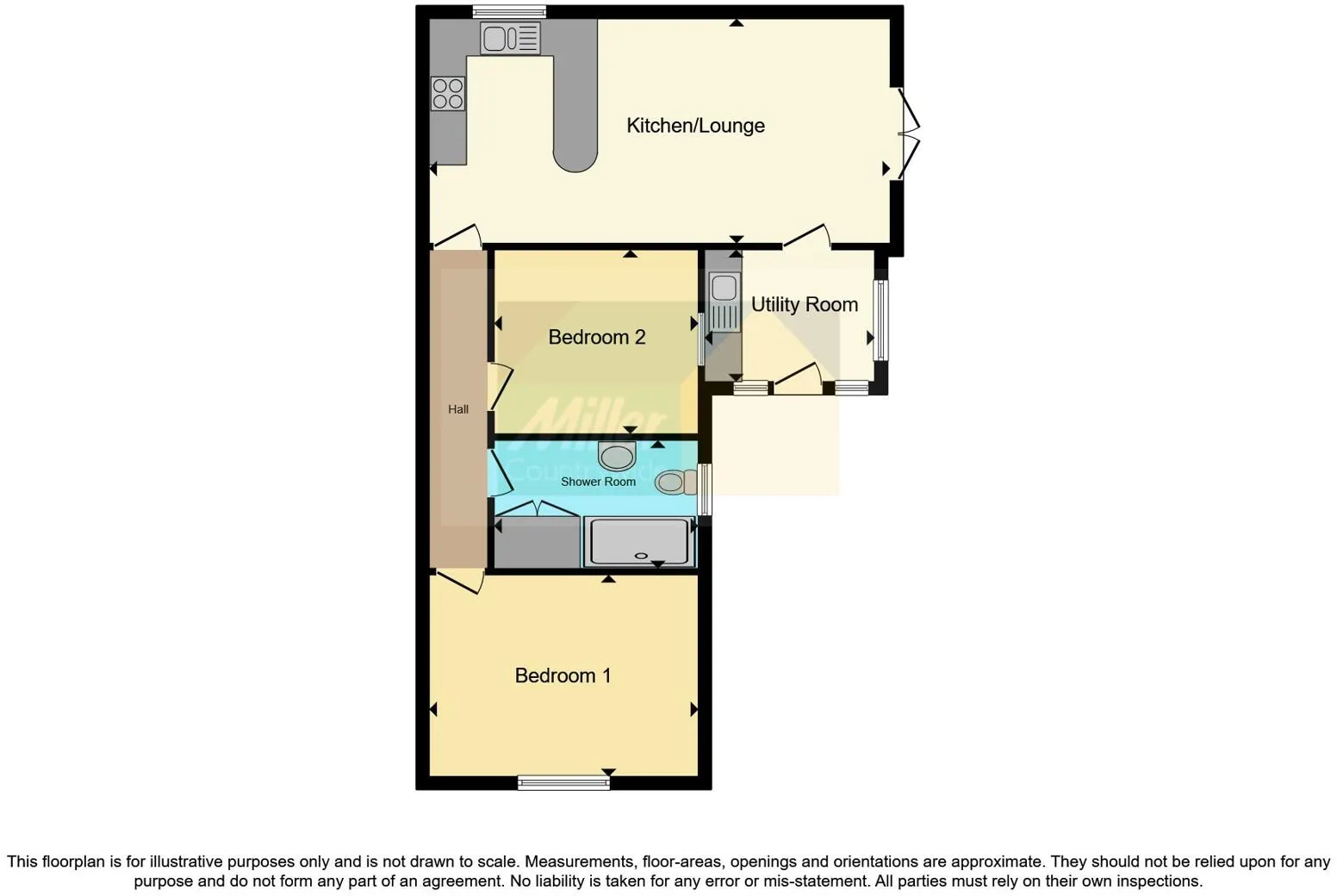 2 bed Detached Bungalow