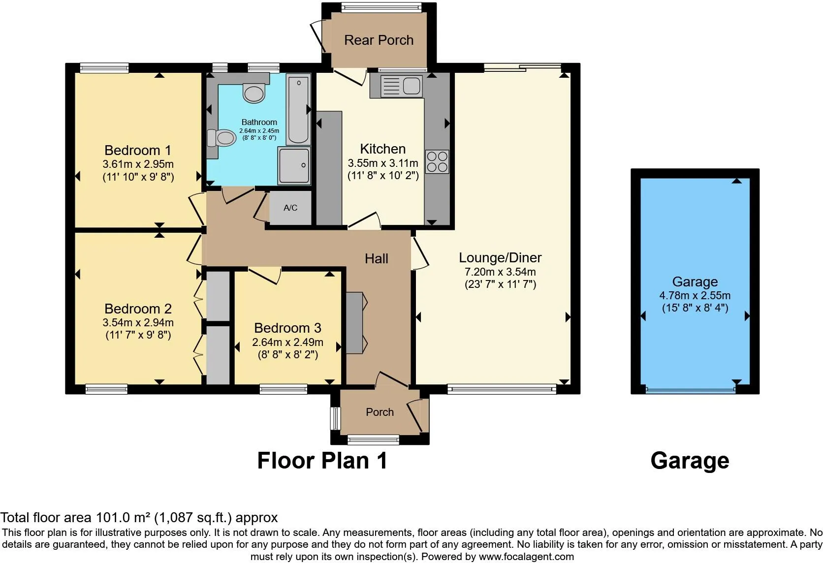 3 bed Detached Bungalow