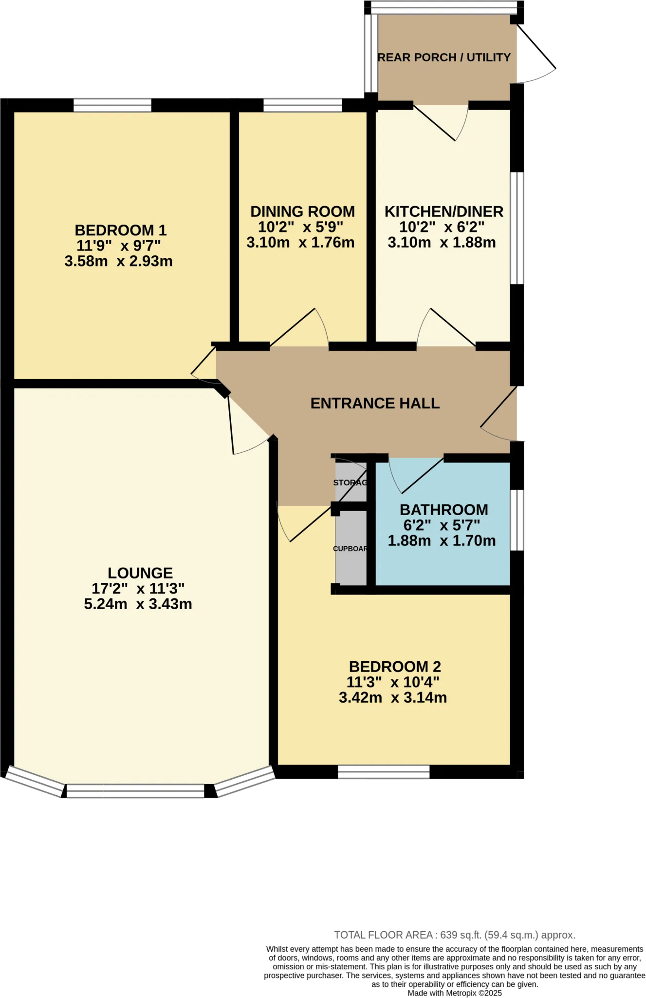 2 bed Semi-Detached Bungalow