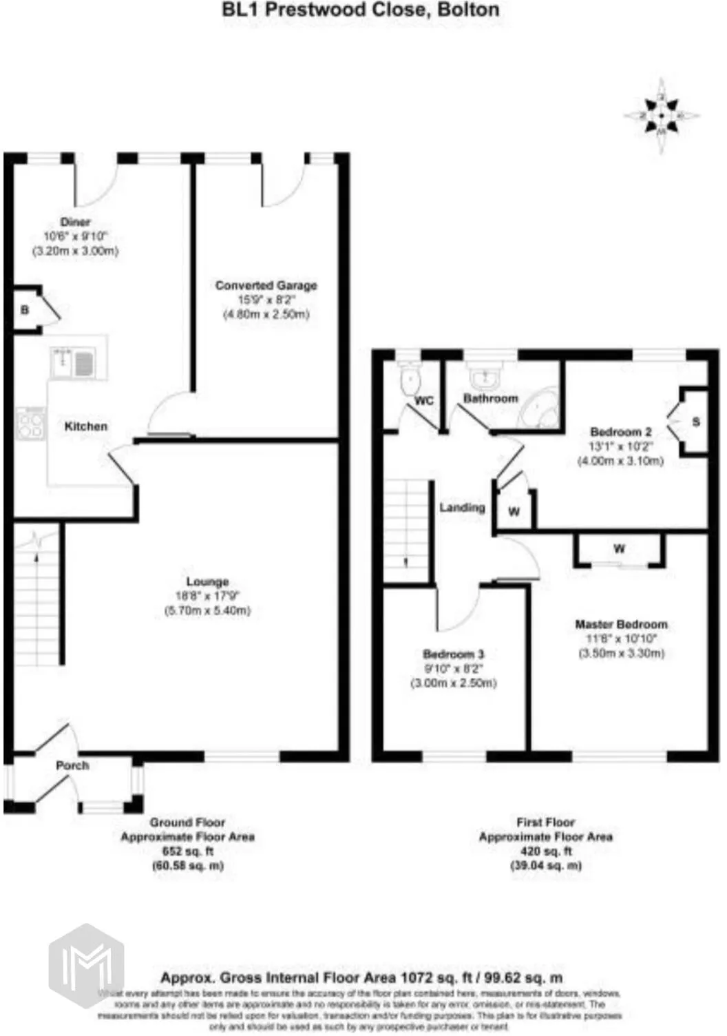 4 bed Town House