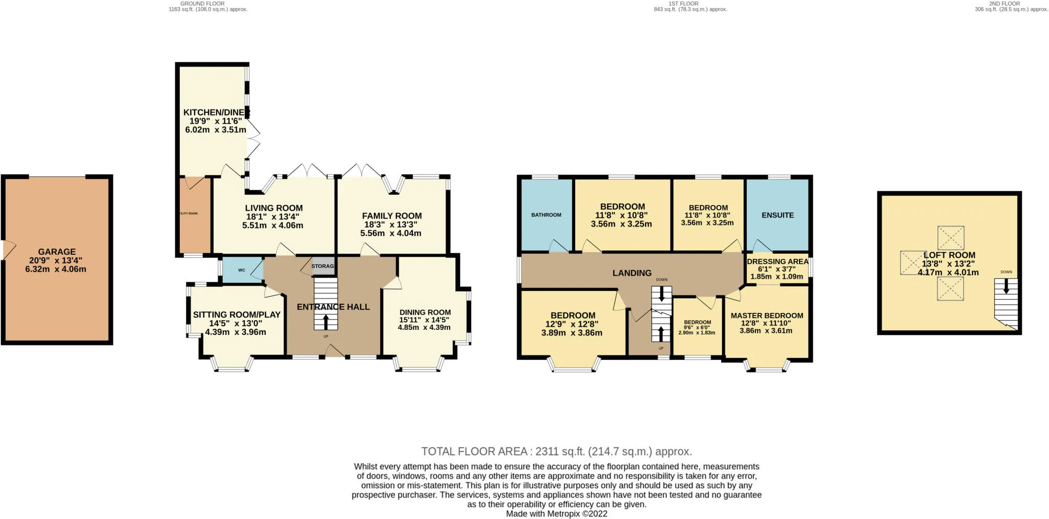 6 bed Detached
