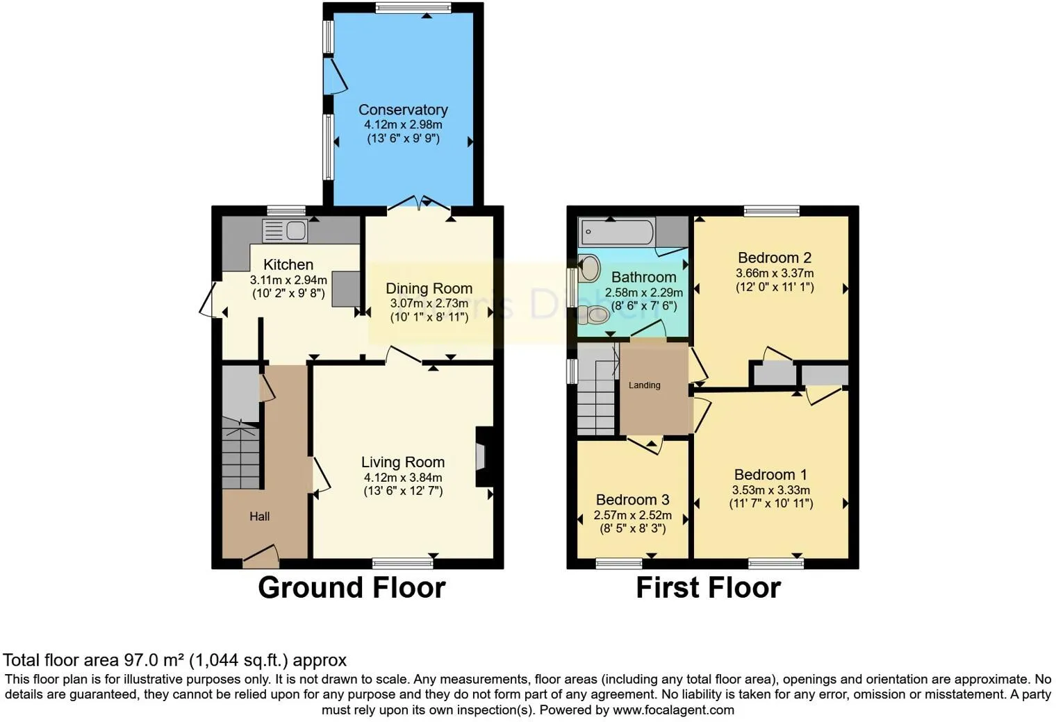3 bed End of Terrace