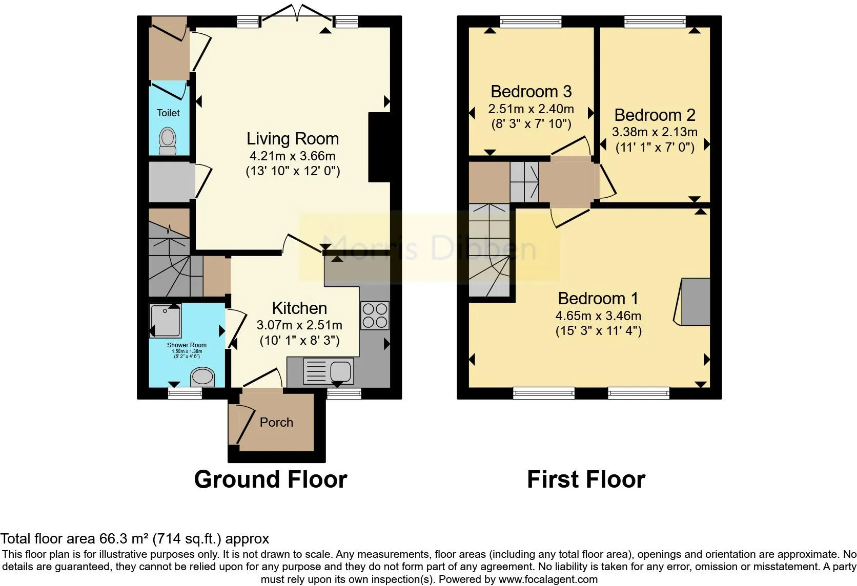 3 bed End of Terrace