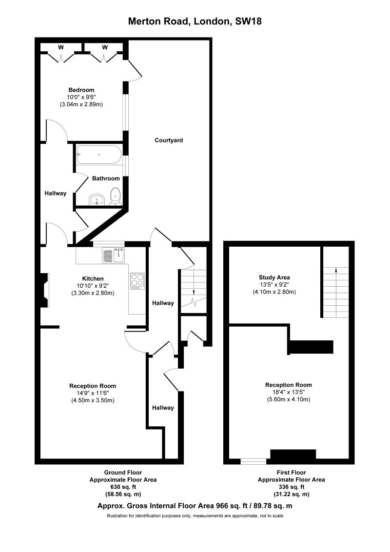 Flat 1, 38 Merton Road, Wandsworth, London, SW18 1QX