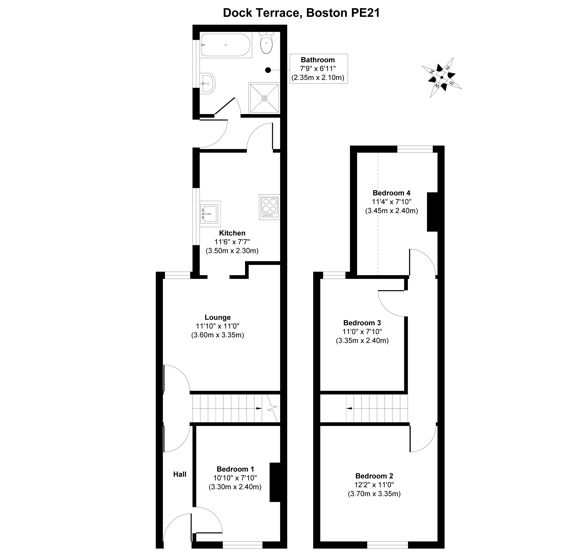 1 Dock Terrace, Boston, Lincolnshire, PE21 0AB