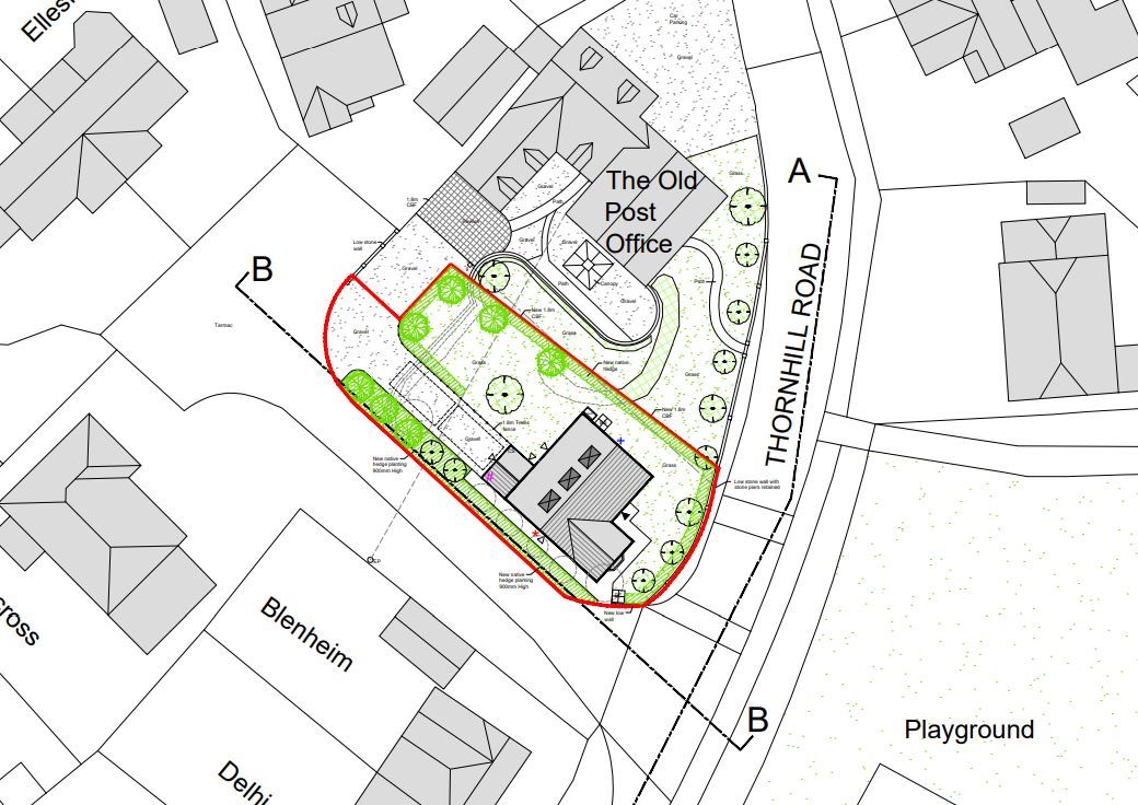 Land adjoining The Old Post Office, Thornhill Road, South Marston, Swindon, Wiltshire, SN3 4RY