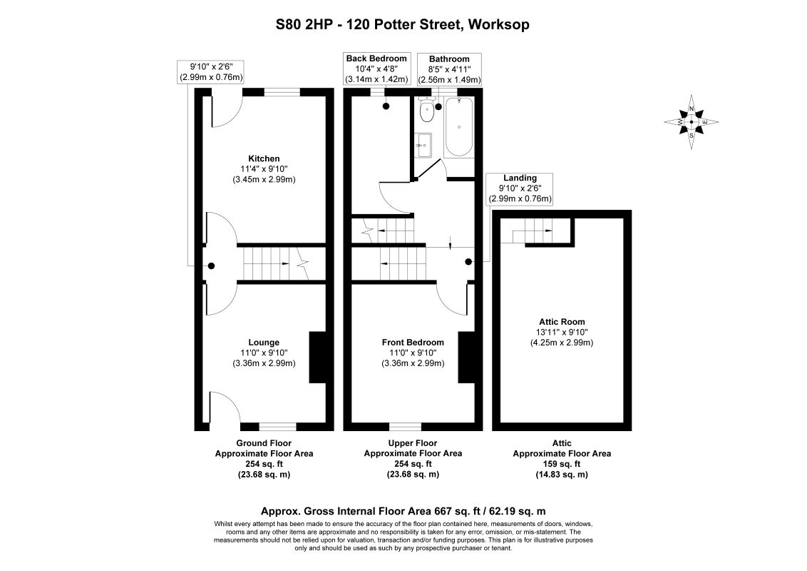 120 Potter Street, Worksop, Nottinghamshire, S80 2HP