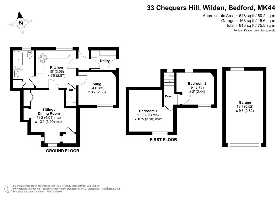 33 Chequers Hill, Wilden, Bedford, Bedfordshire, MK44 2QH