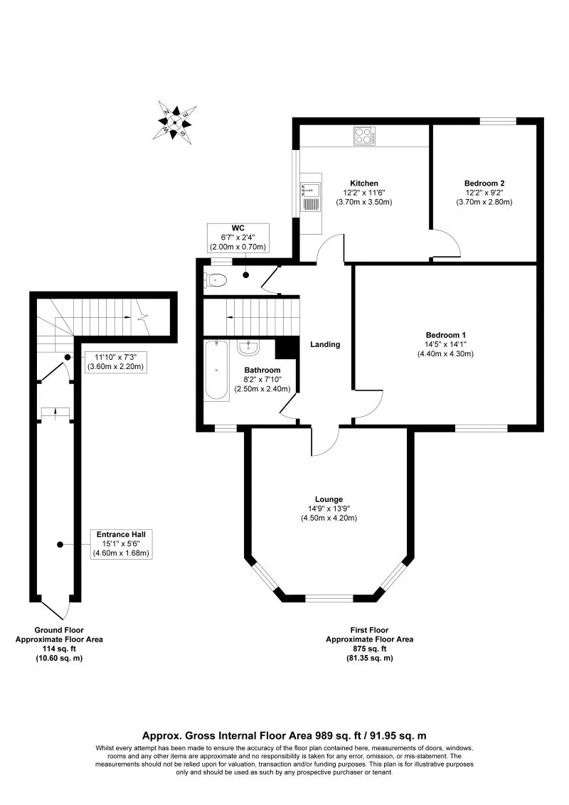 Top Floor Flat St Elmo, 35a Sands Road, Paignton, Torbay, TQ4 6EG