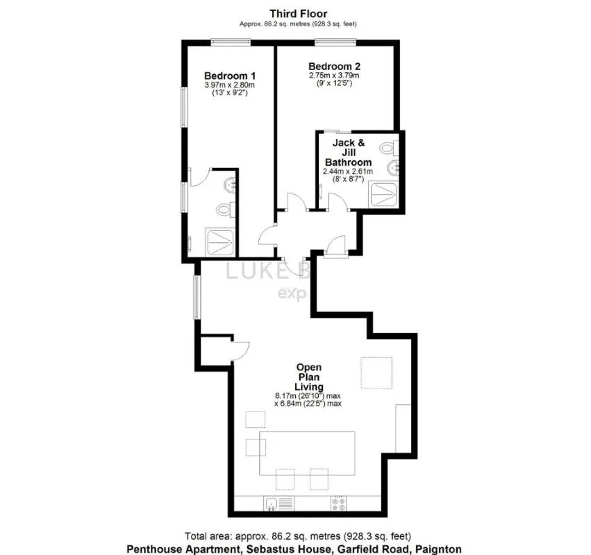 Sebastus House, 2 Garfield Road, Paignton, Devon, TQ4 6AU