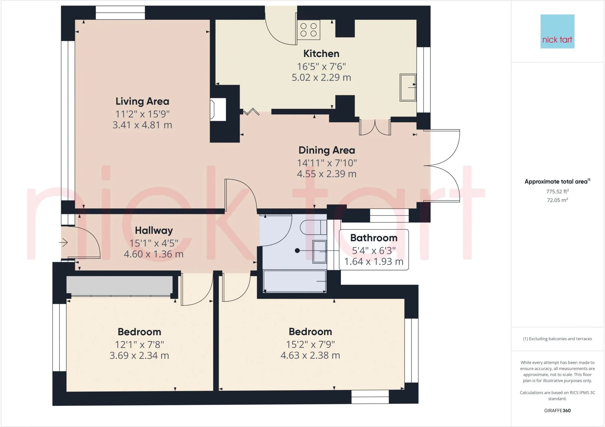 2 bed Detached Bungalow