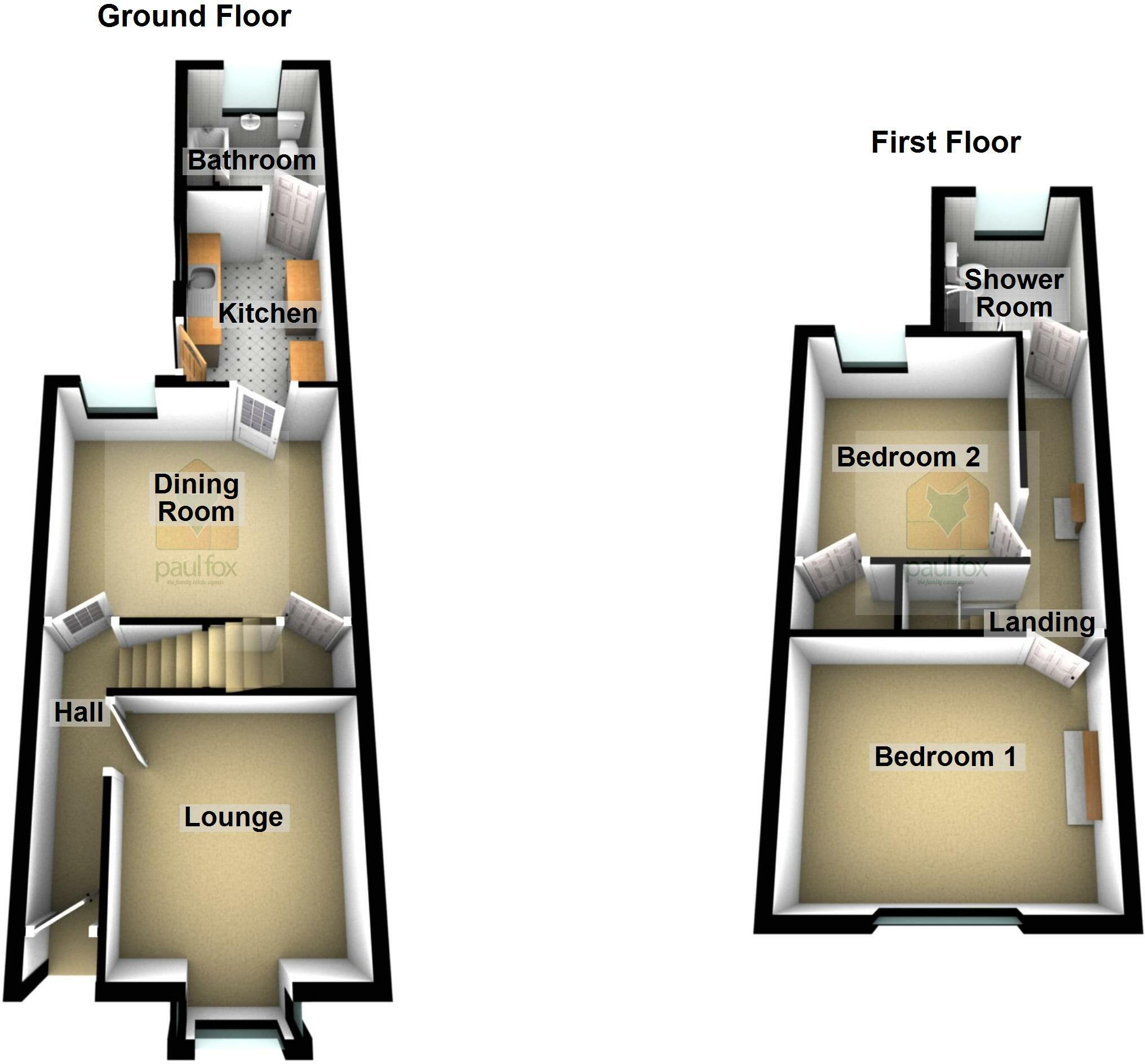 2 bed Terraced